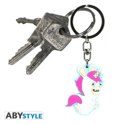 Porte-clefs - Lapin Crétin - Lapicorne