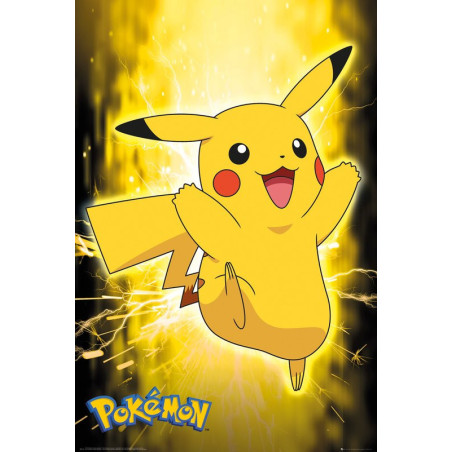Poster - Arrotolato e termoretraibile - Pokemon -  - Pikachu