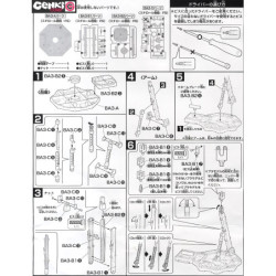 Zubehör für Modelle - Action Base - Gundam - Basis schwarz