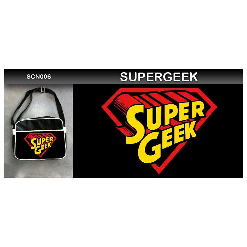 Sac à bandoulière - Geek - Super Geek