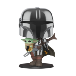 POP - POP Movies - Star Wars - 380 - Mandalorian w/ the Child - Jumbo