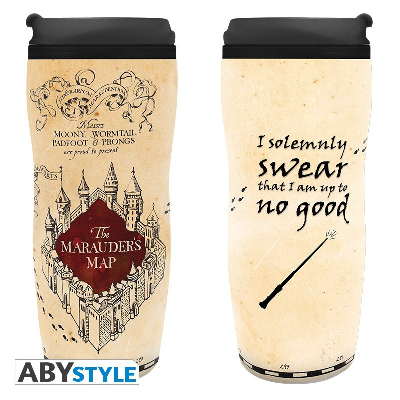 Reise-Becher - Rutschfest - Harry Potter - Karte des Rumtreibers