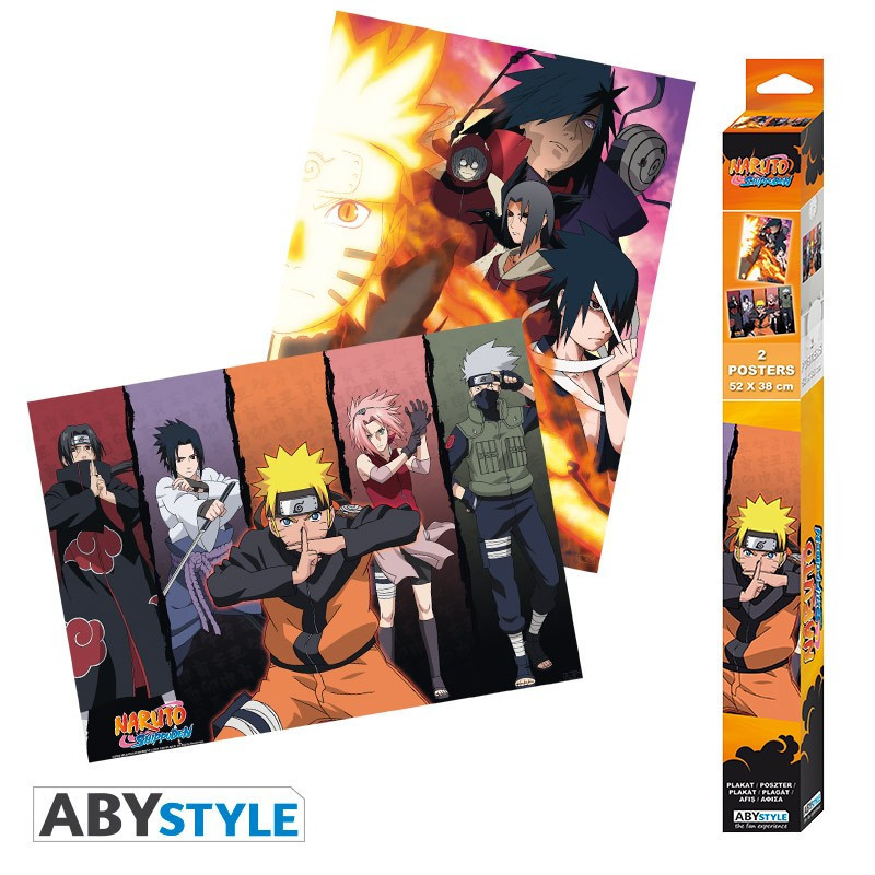 Poster - Confezione da 2 - Naruto - Groups