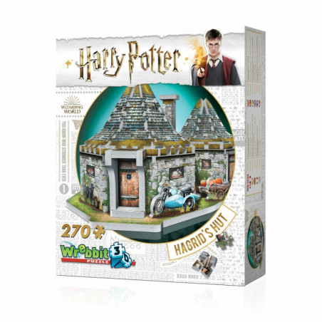 Puzzle - 3D - Rätsel - Sprachunabhängige - Harry Potter - Hagrid Hut