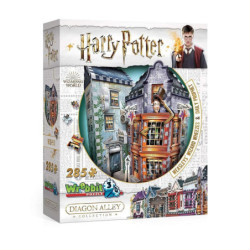 Puzzle - 3D - Casse Tête/Réflexion - Indépendant de la langue - Harry Potter - Boutiques Weasley, Farces pour sorciers facétieux