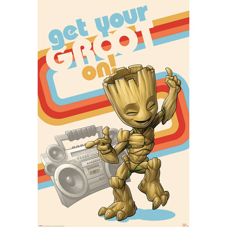 Poster - Guardiani della Galassia - Get Your Groot On - Groot