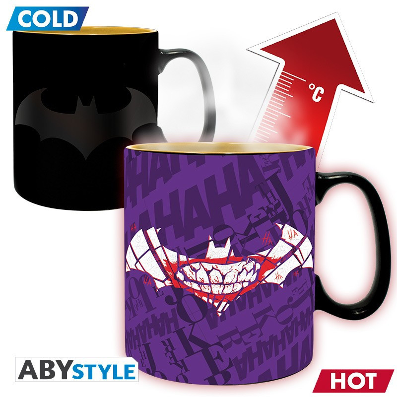 Mug - Thermo-réactif - Batman - Violet
