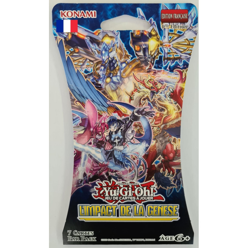 Sammelkarten - Booster in Blisterpackung - Yu-Gi-Oh! - Genesis Impact - Booster Pack