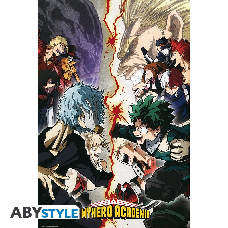 Poster - Arrotolato e termoretraibile - My Hero Academia - Heros VS. Villains