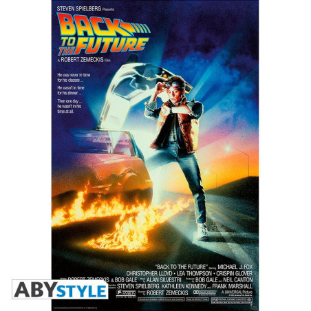 Poster - Gerollt und mit Folie versehen - Zurück in die Zukunf - Filmplakat