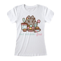 Maglietta - Pusheen the Cat - Eat Dessert first