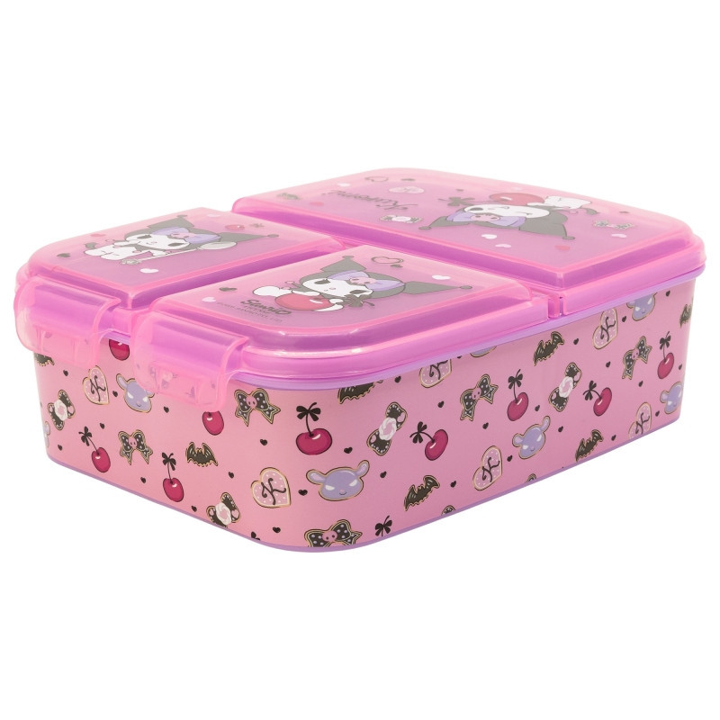 Boîte à repas - Multi compartiments - Sanrio - Cherry & Spoon - Kuromi