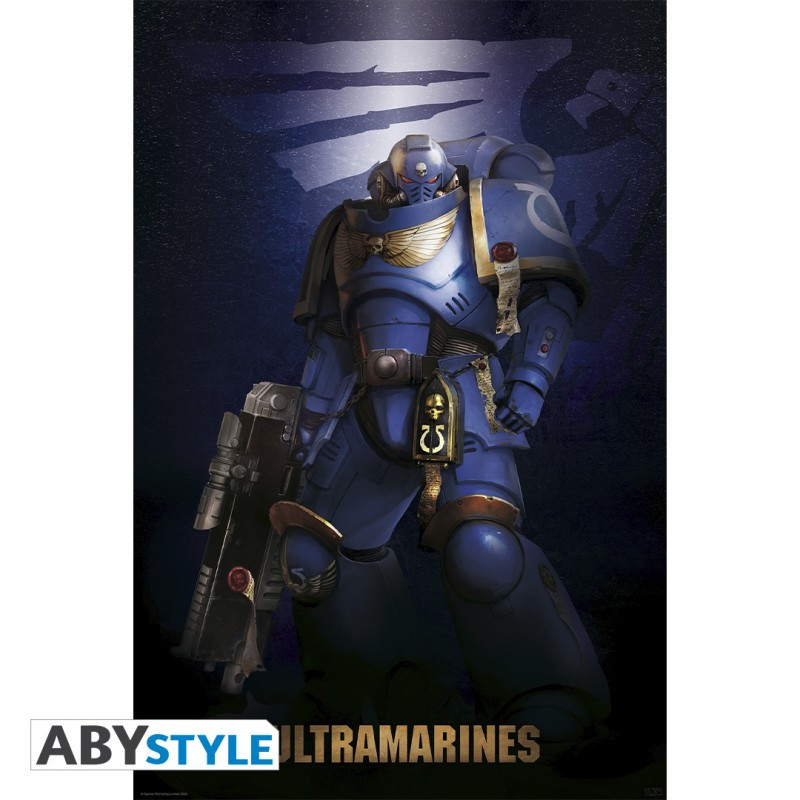 Poster - Arrotolato e termoretraibile - Warhammer 40K - Ultramarine