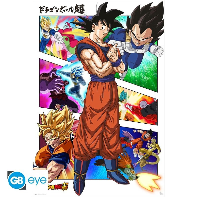 Poster - Gerollt und mit Folie versehen - Dragon Ball - Panels