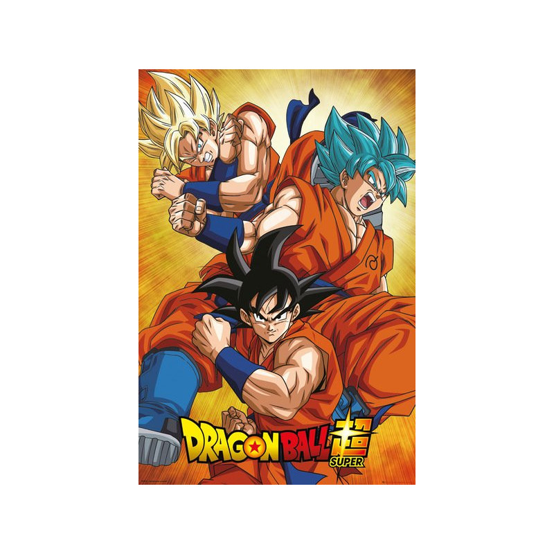 Poster - Gerollt und mit Folie versehen - Dragon Ball - Son Goku