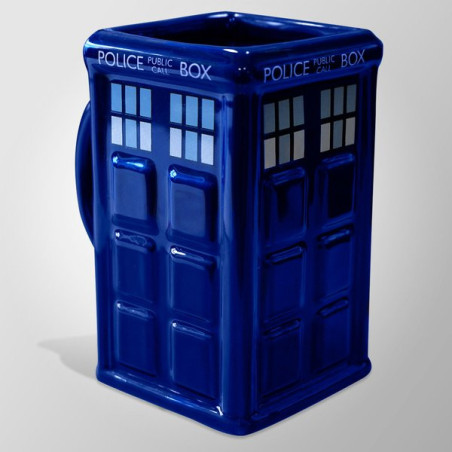 Tazza - 3D - Dr Who - Tardis