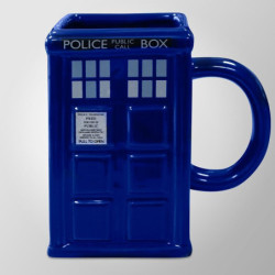 Tazza - 3D - Dr Who - Tardis