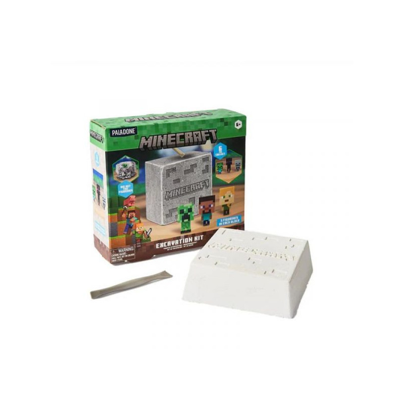 Figurine Statique - Minecraft - Kit d'Excavation