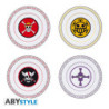 Platte - Packung mit 4 - One Piece - Emblem