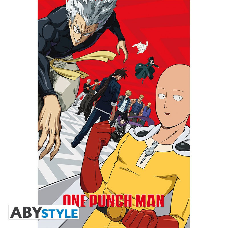 Poster - Arrotolato e termoretraibile - One Punch Man - Artwork Saison 2