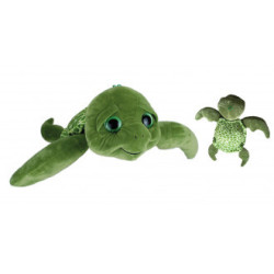 Peluche - Varie - lying Turtle Glitter Eyes