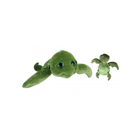 Peluche - Varie - lying Turtle Glitter Eyes
