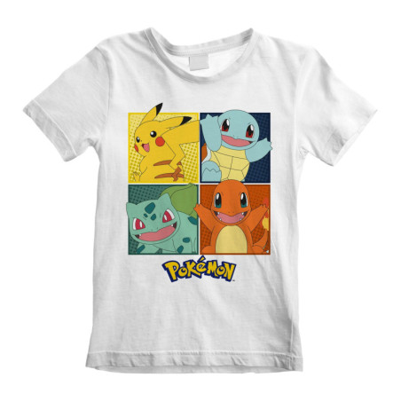 T-shirt - Pokemon - Squares - 3 - 4 years