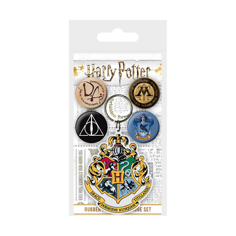 Portachiavi - Harry Potter - Pack "Pin & Keychain" - Hogwarts