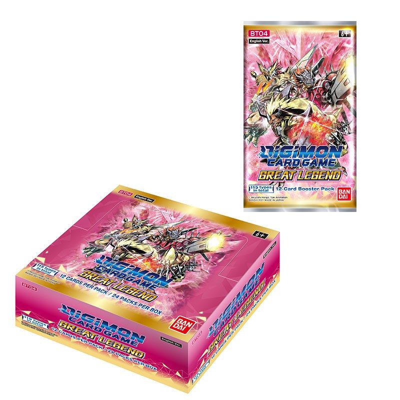Carte collezionabili - Buste - Digimon - Great Legend - BT04 - Booster Box