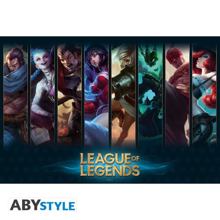 Poster - Arrotolato e termoretraibile - League Of Legends - Campioni
