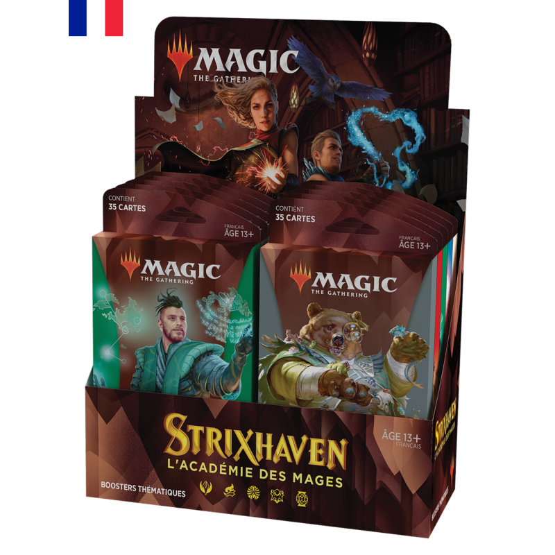 Sammelkarten - Booster in Blisterpackung - Magic The Gathering - MTG-Theme Booster (5) - Strixhaven: School of Mages