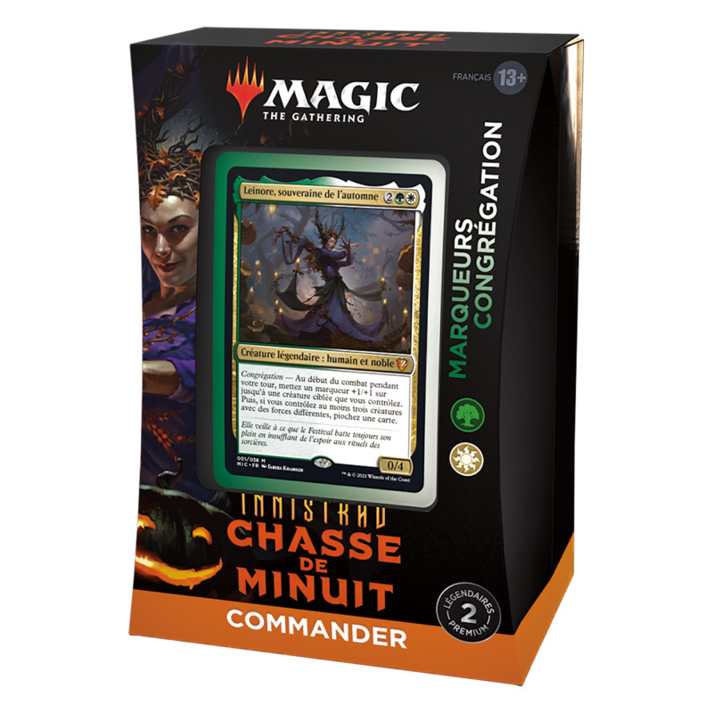 Carte collezionabili - Deck - Magic The Gathering - Innistrad - Midnight Hunt - Commander Deck - Marqueurs Congrégation