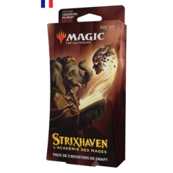 Cartes (JCC) - Pack de 3 Boosters de Draft - Magic The Gathering - Strixhaven - Draft Booster 3pck