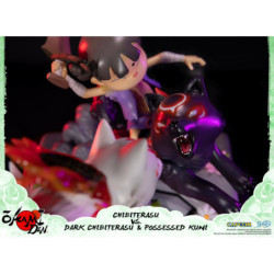 Statua - Okami - Chibiterasu vs Dark Chibiterasu & Possessed Kuni