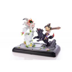 Statua - Okami - Chibiterasu vs Dark Chibiterasu & Possessed Kuni