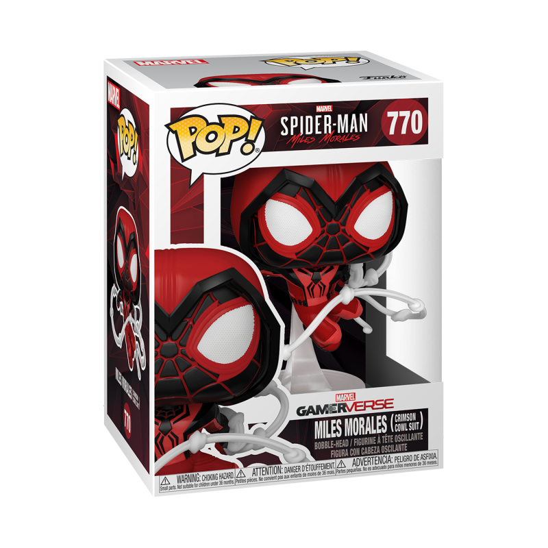 POP - POP Marvel - Spider-Man - 770 - Miles Morales (Crimson Cowl  Suit)