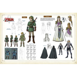 Art book - Zelda - Hyrule Historia - 25th anniversary art book