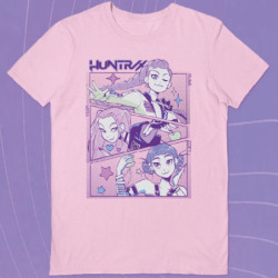 T-shirt - KPop Demon Hunters - Light Pink - Huntrix