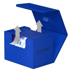 Boîte pour cartes - SideWinder 80+ - Bleu - XenoSkin