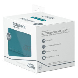 Boîte pour cartes - SideWinder 80+ - Bleu Pétrole - XenoSkin