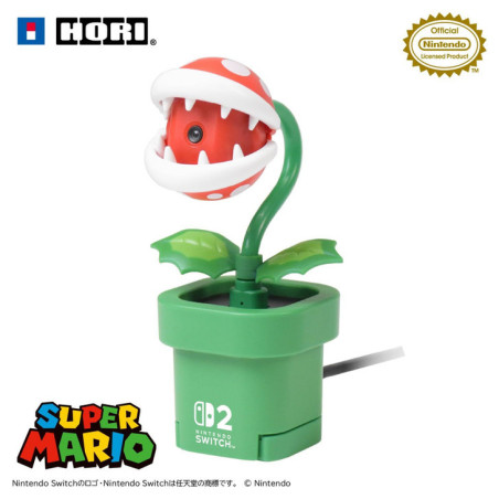 Accessoire Gaming - Switch 2 - Nintendo - Webcam - Plante Piranha