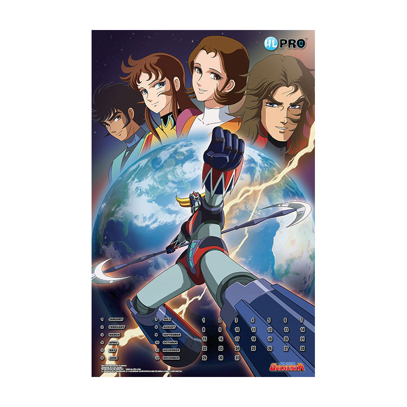 Calendario - UFO Robot Goldrake - Planet