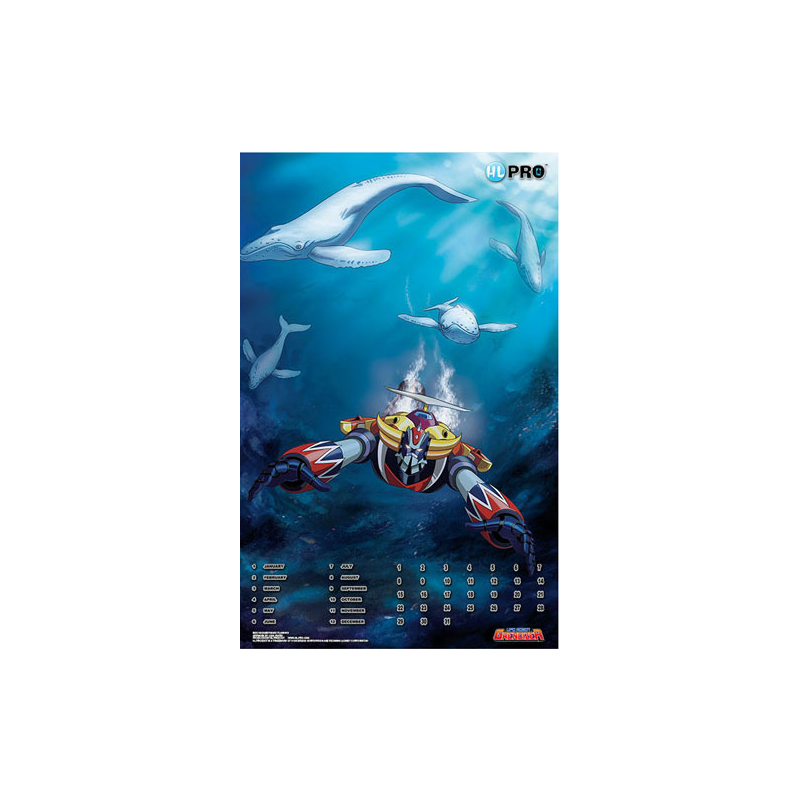Calendario - UFO Robot Goldrake - Whales