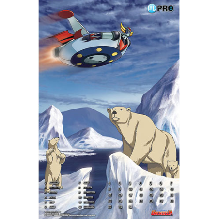 Calendrier - Goldorak - Ours