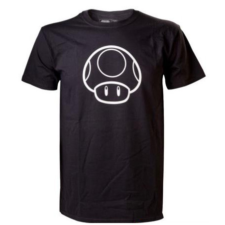 T-shirt - Nintendo - Blacklight Mushroom