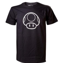 Maglietta - Nintendo - Blacklight Mushroom