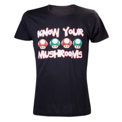 Maglietta - Nintendo - Know your Mushrooms