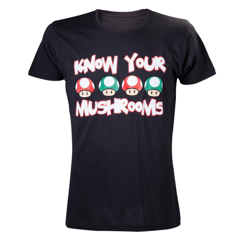 Maglietta - Nintendo - Know your Mushrooms