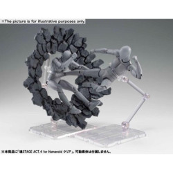 Accessori per le figure - I Cavalieri dello zodiaco - Effetto di Impatto - Versione Grigia