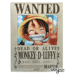 Piastra di metallo - One Piece -  - Monkey D. Luffy